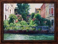 Сад у воды в Венеции
