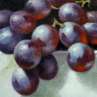 Синичка и виноград