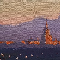 Москва. Закат