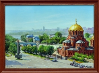 Вид на Собор А. Невского, Новосибирск