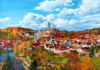 Крумловский замок в Чехии