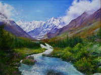 Алтайский пейзаж. Гора Белуха